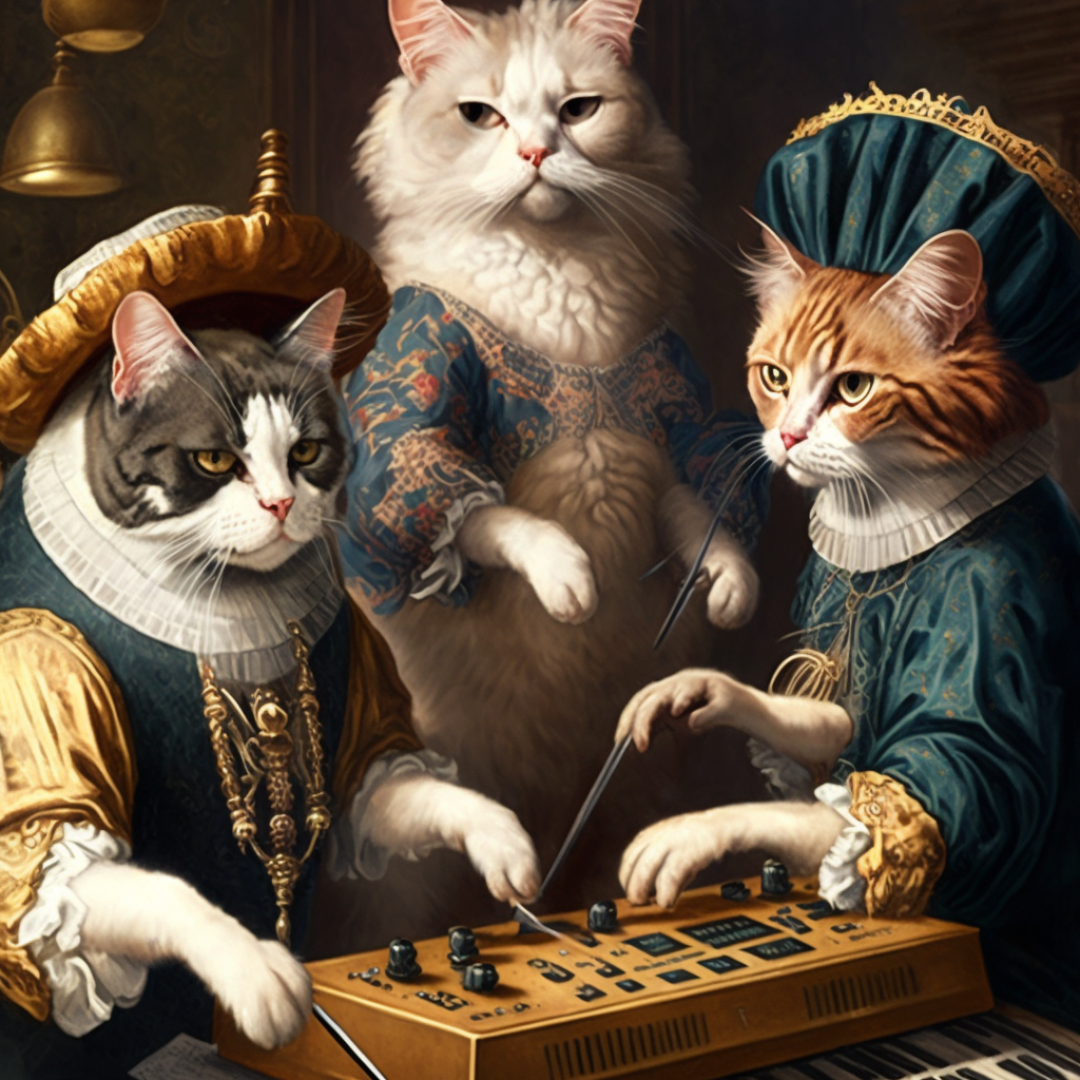 Plebs_A_painting_of_cats_at_the_studio_mixing_a_track_baroque_s_62d90796-cba4-4f38-b200-8b7105fdc41e